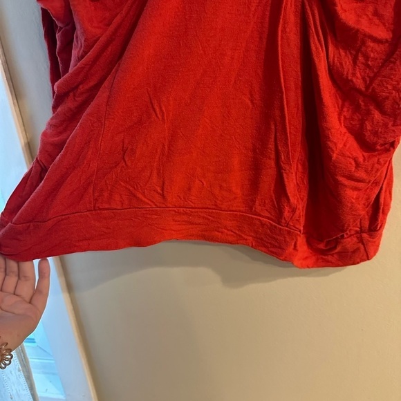 Sundance Red Rayon Blouse Size XL - Picture 9 of 10